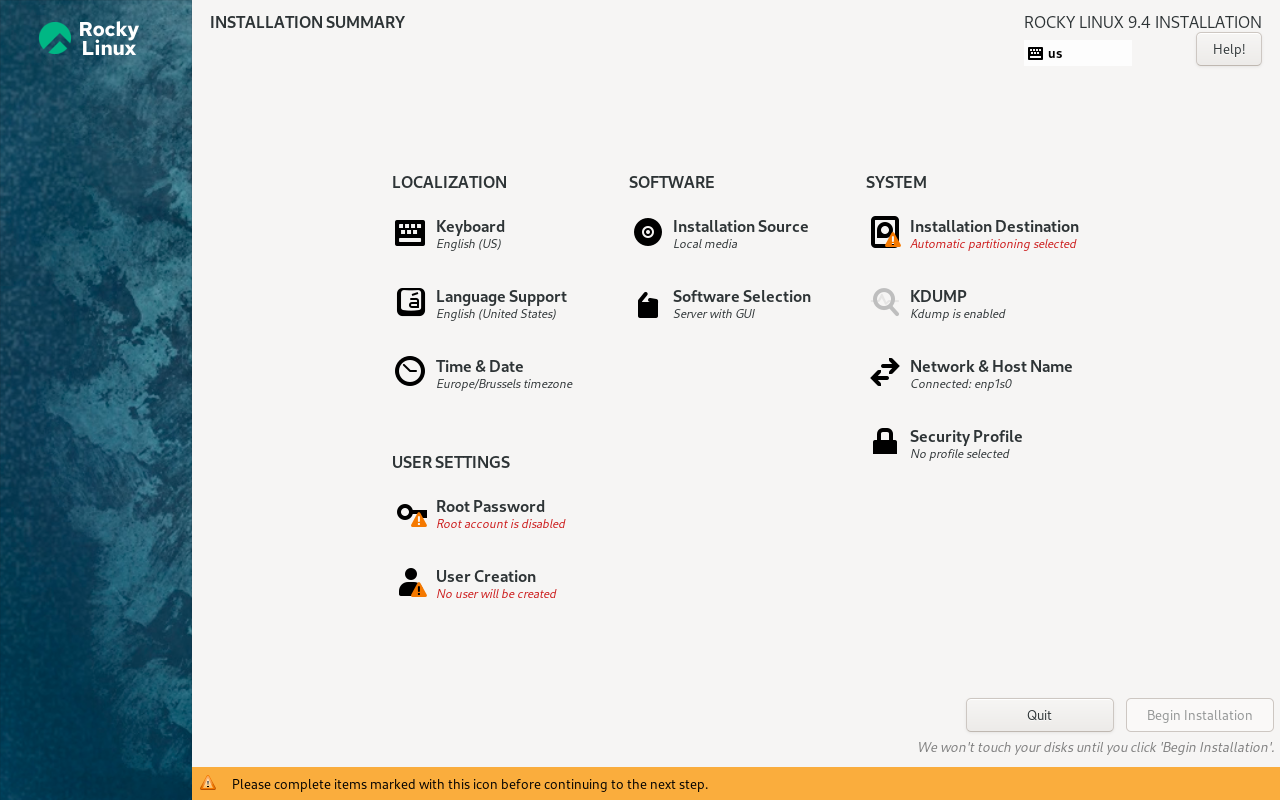 Security Profile